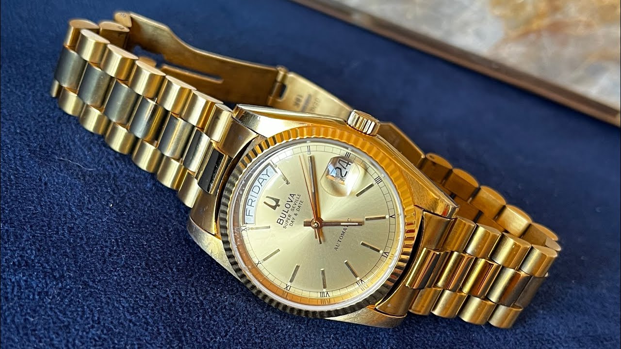 Лучшая альтернатива винтажным часам Rolex Day-Date!? Роскошные швейцарские автоматические золотые...