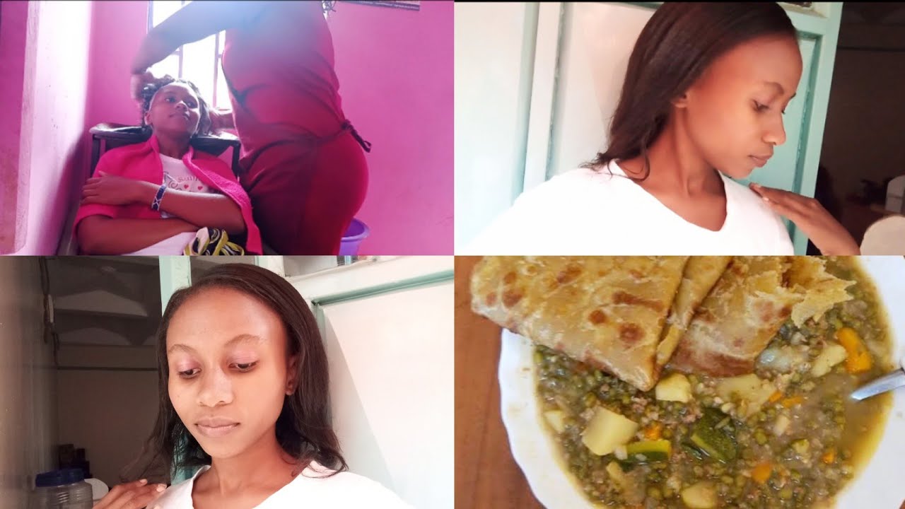 SELFCARE VLOG// MONTHLY HAIR MAINTENANCE ROUTINE// long 4C natural hair on a badget//Meal prep