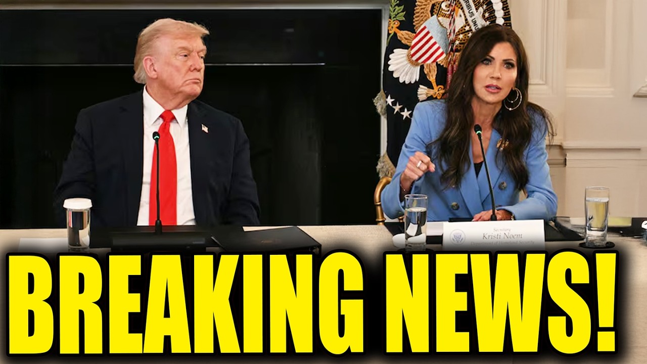 SHOCK BREAKING: TRUMP FIRES KRISTI NOEM, WHITE HOUSE CHAOS ERUPTS!