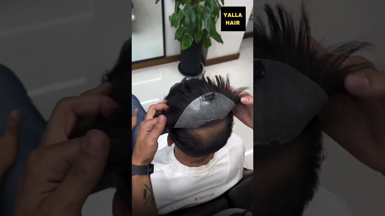 Clip on Hair Extensions Men I Hair Patch Clip I Hair Fixing with Clip #clipinextensions