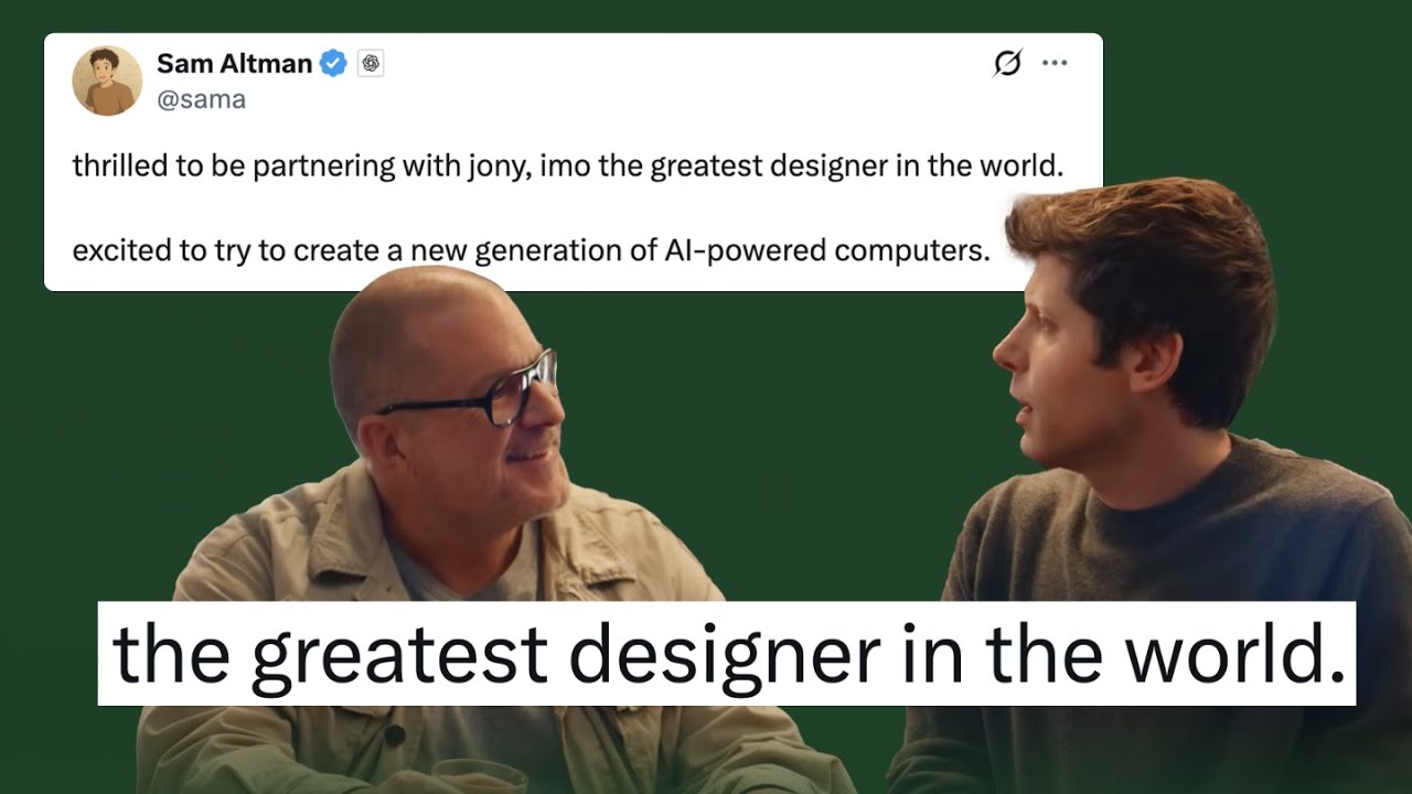 OpenAI's Partnership With Jony Ive Positions Them As the Next Apple (Clip)