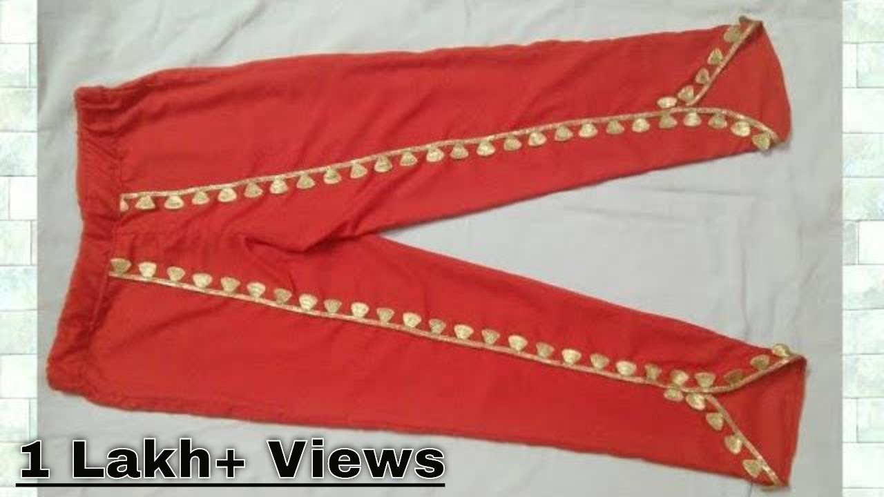 How to make Tulip Pants/ Tulip Salwar Cutting & Stitching (easy way) in hindi by Sara Art And Design
