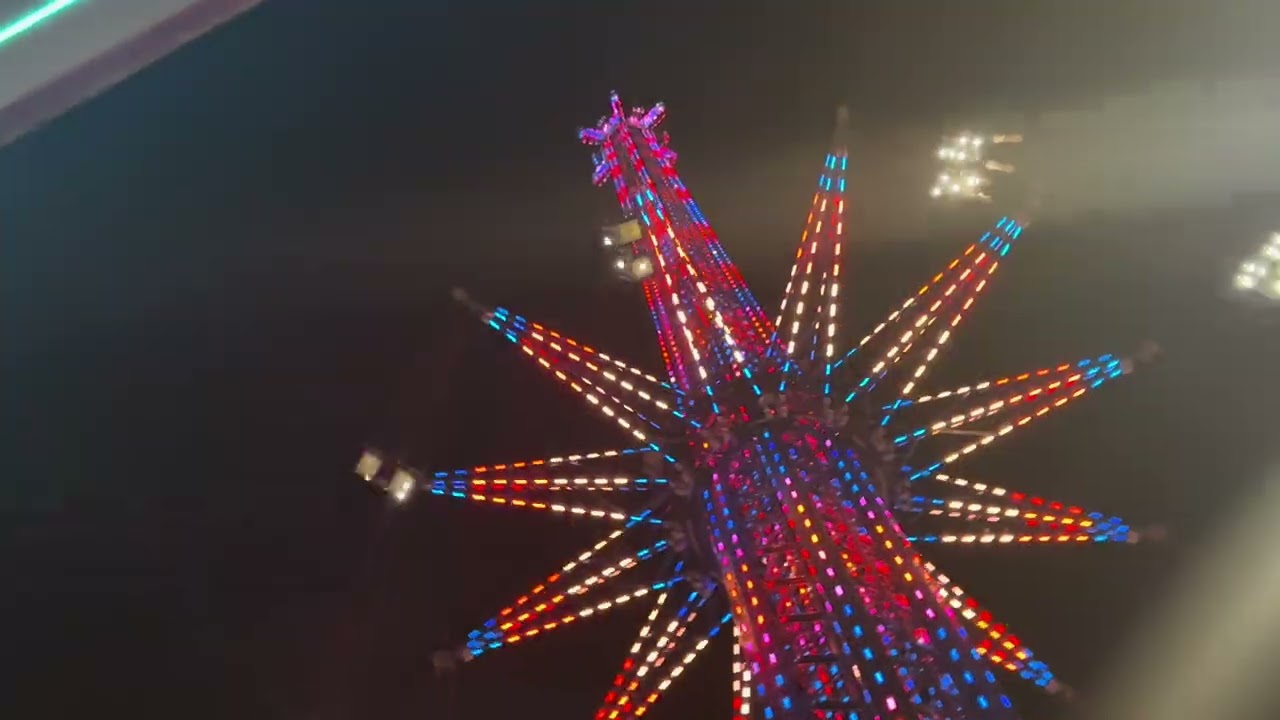 Chloe and Bobby on the 450ft starflyer 