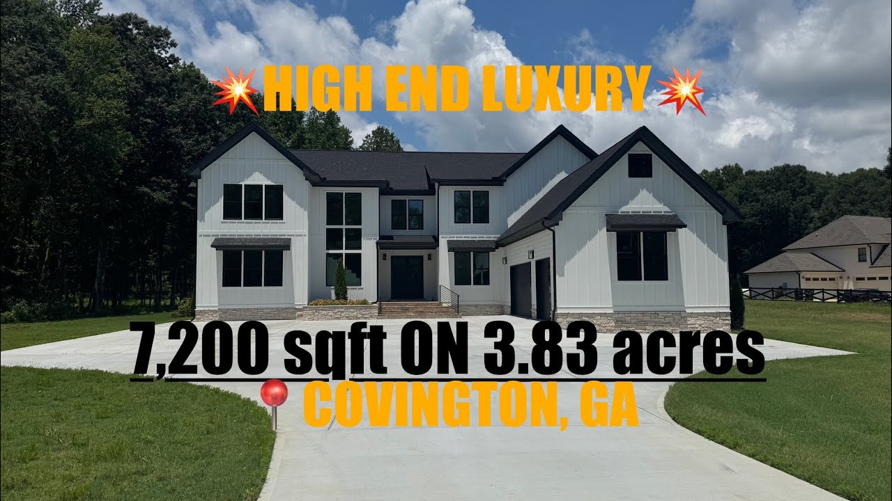 💥WOW💥 Is This the Most Stunning New Build in Covington, GA? Tell Us What You Think!
