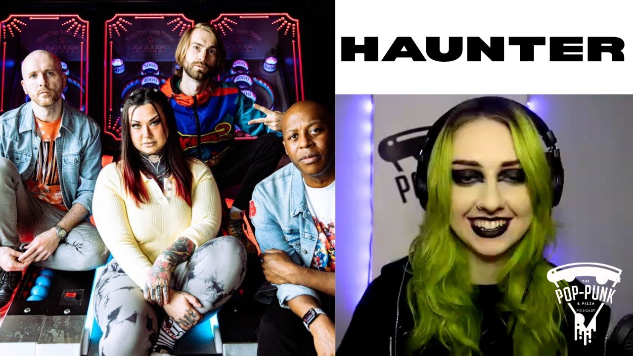 HAUNTER upcoming EP, anime, ghost pepper pizza | interview | #poppunk