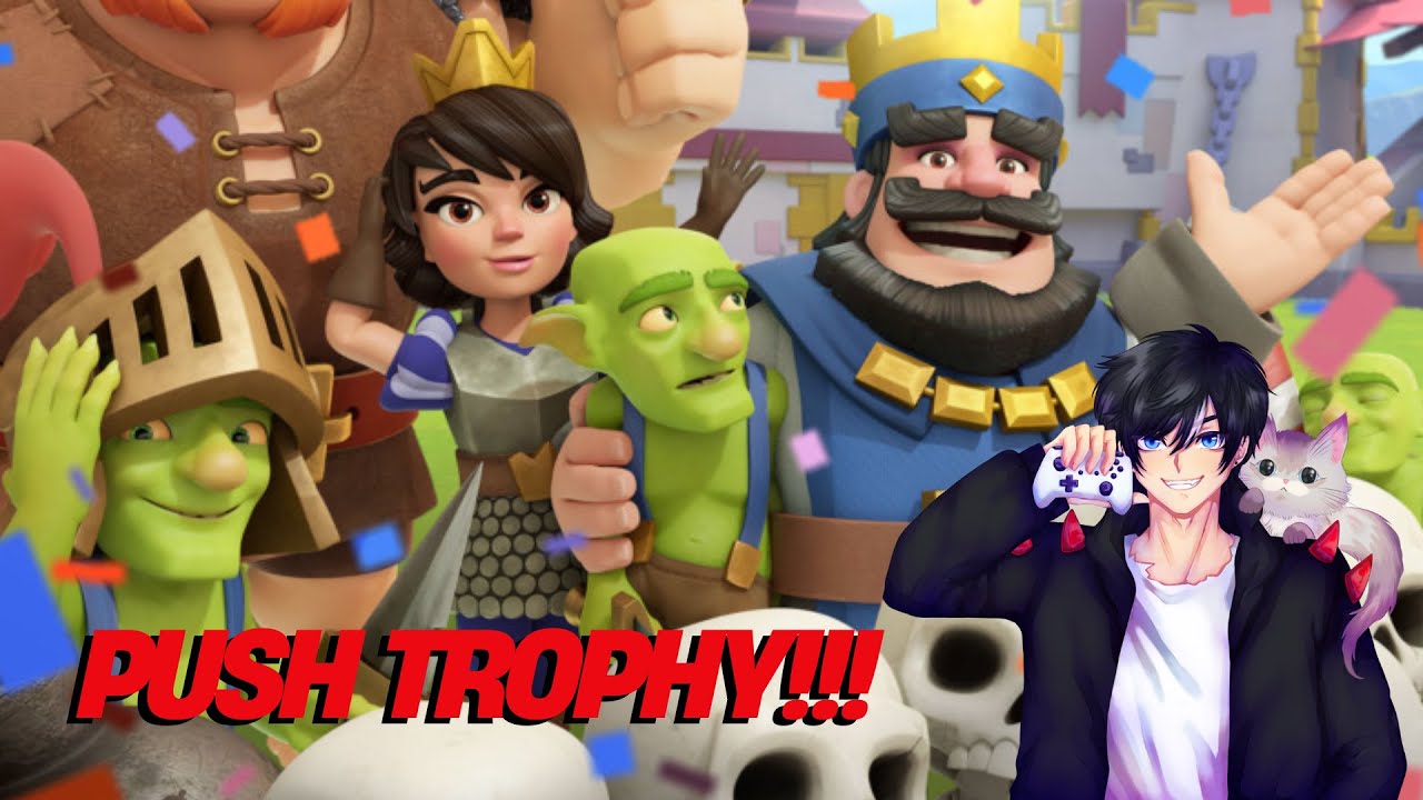 Push Thropy Arena!!! - CLASH ROYALE