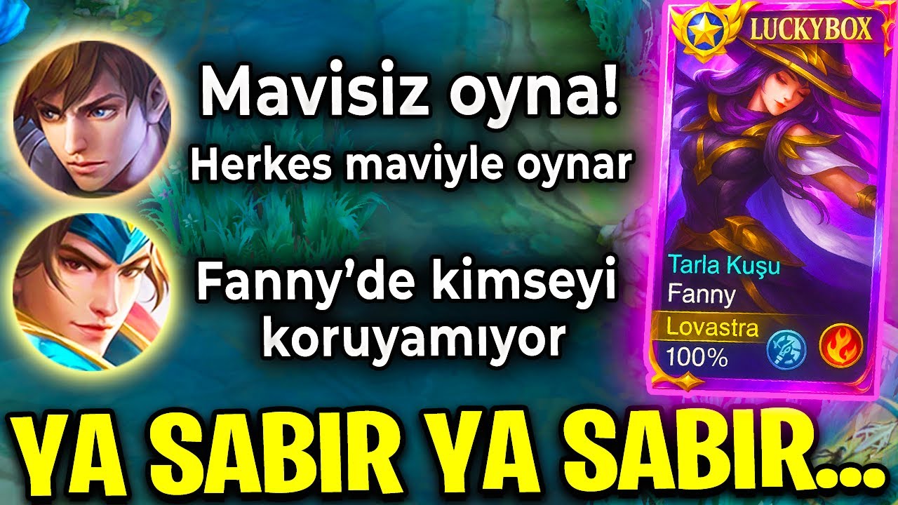 HAYATINIZDA GÖRECEĞİNİZ EN KARAKTERSİZ MLBB TAKIM ARKADAŞLARIM :D FANNY & LANCELOT