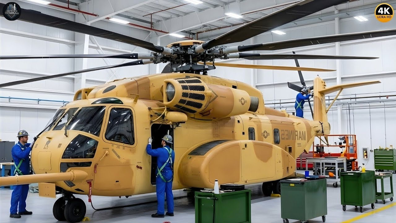 Dentro de la fábrica del CH-53K King Stallion: Construyendo el helicóptero más potente del mundo