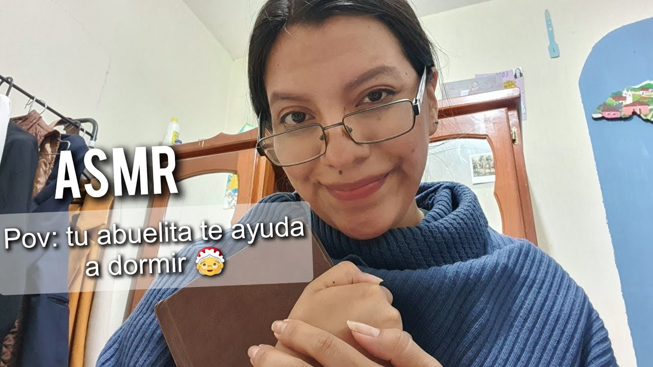 ASMR ~ POV tu abuelita te duerme, lee la biblia y ora contigo