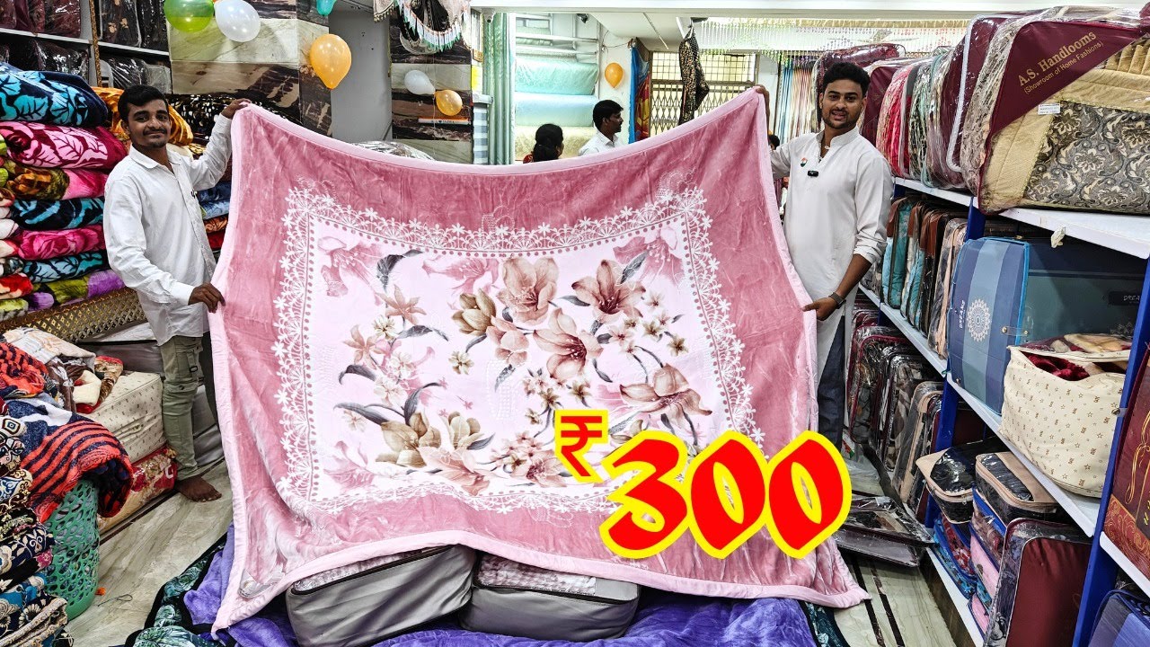 Winter Season Special Blankets Premium Quality Mint Blankets | Charminar Handlooms Market