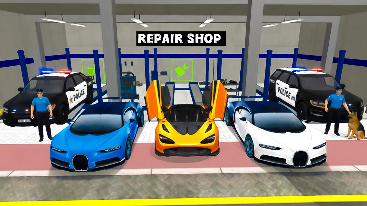 All Super Cars For Servicing In Repair Shop 🚘🚓 3D Driving Class 2025 Android And iOS Gameplay 