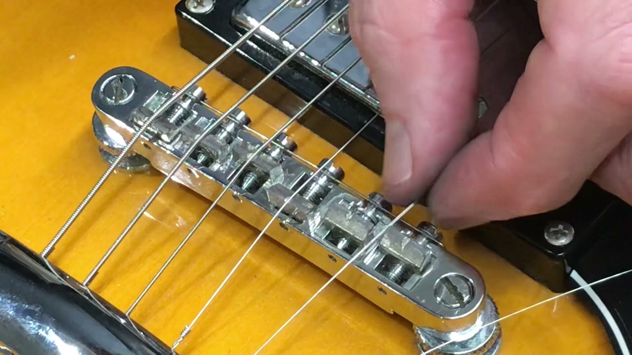 How to STOP SNAPPING STRINGS on your Guitar Bridge | Tune O Matic Edition 2023.