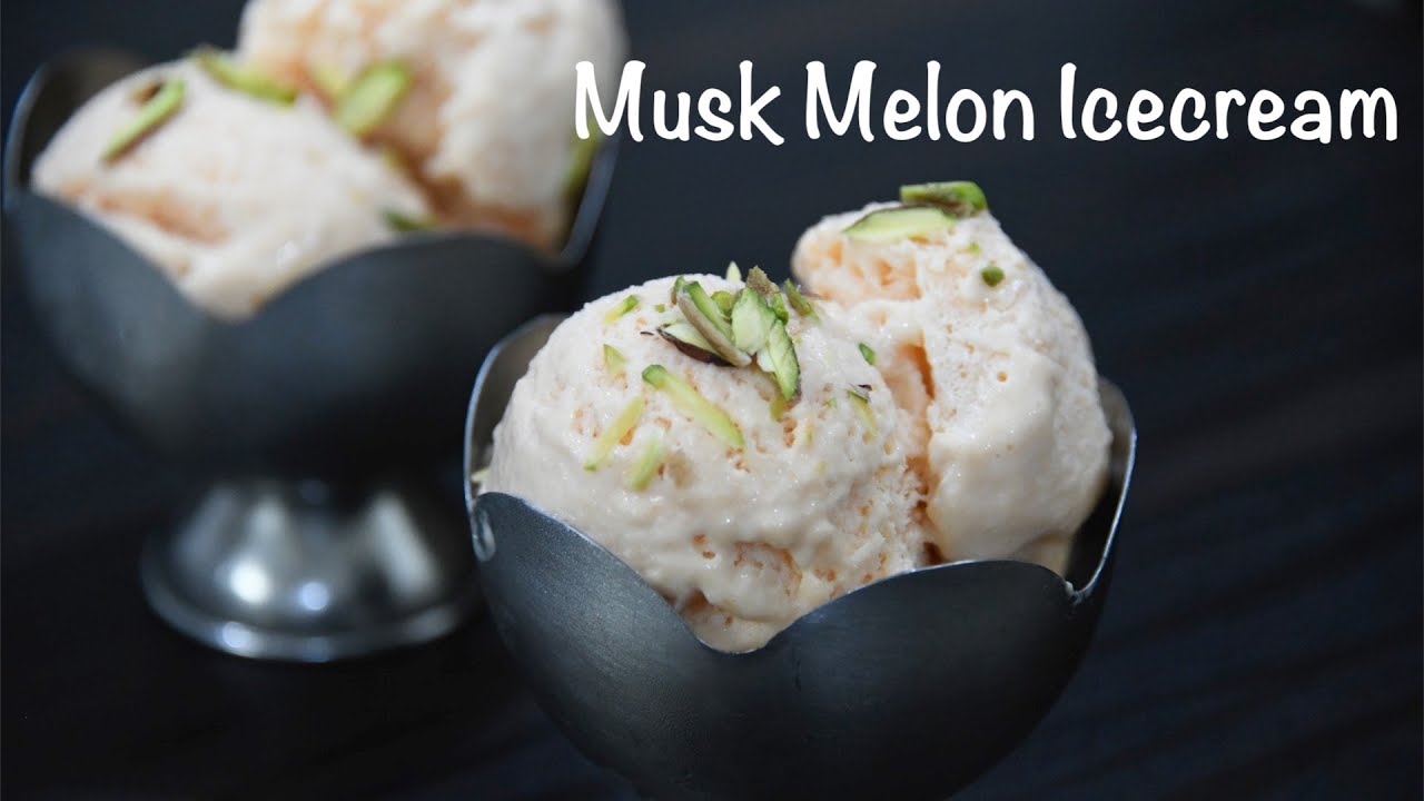 Musk Melon Ice Cream with just 3 ingredients | kharbuje ki ice cream |