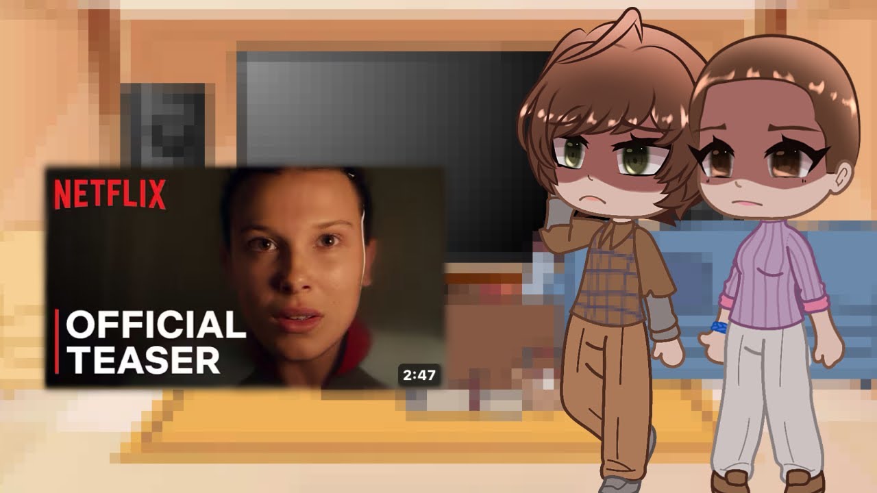 Stranger things {4} react to saison5 treaser + TikToks || byler(?) || x2 || aruial