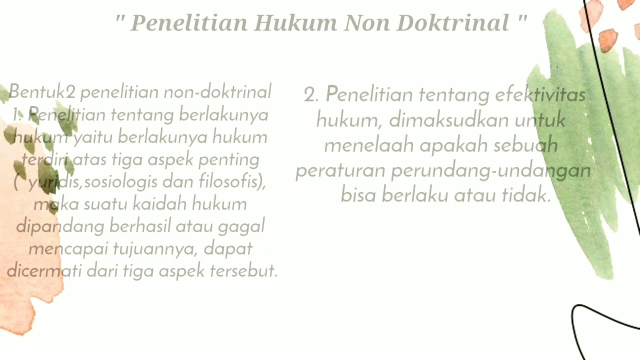 MPH Kelompok 6 (Penelitian Hukum Non Doktrinal)