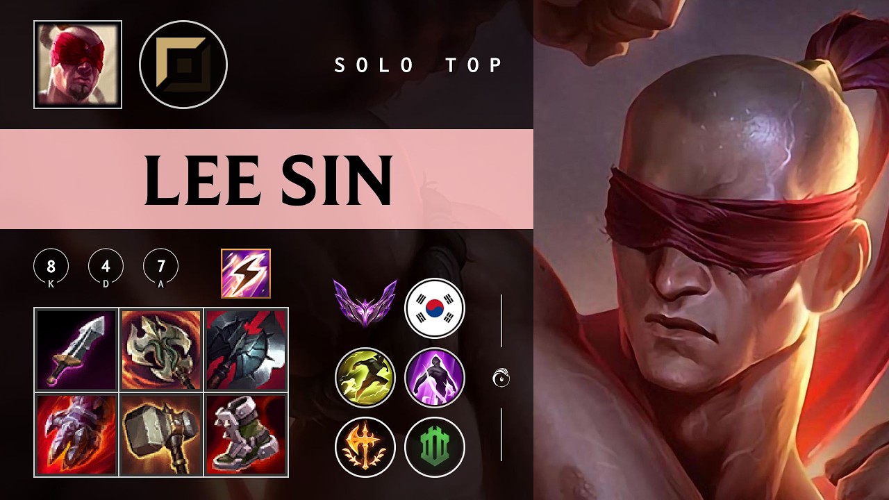 Lee Sin Top vs Gangplank - KR Master Patch 26.03