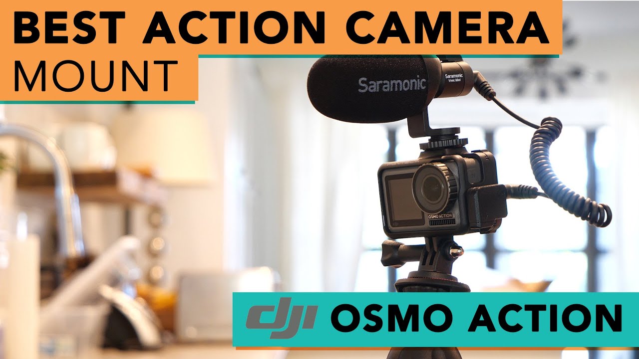 Best Action Camera Mount - Add A Shotgun Mic and Light to DJI Osmo Action!