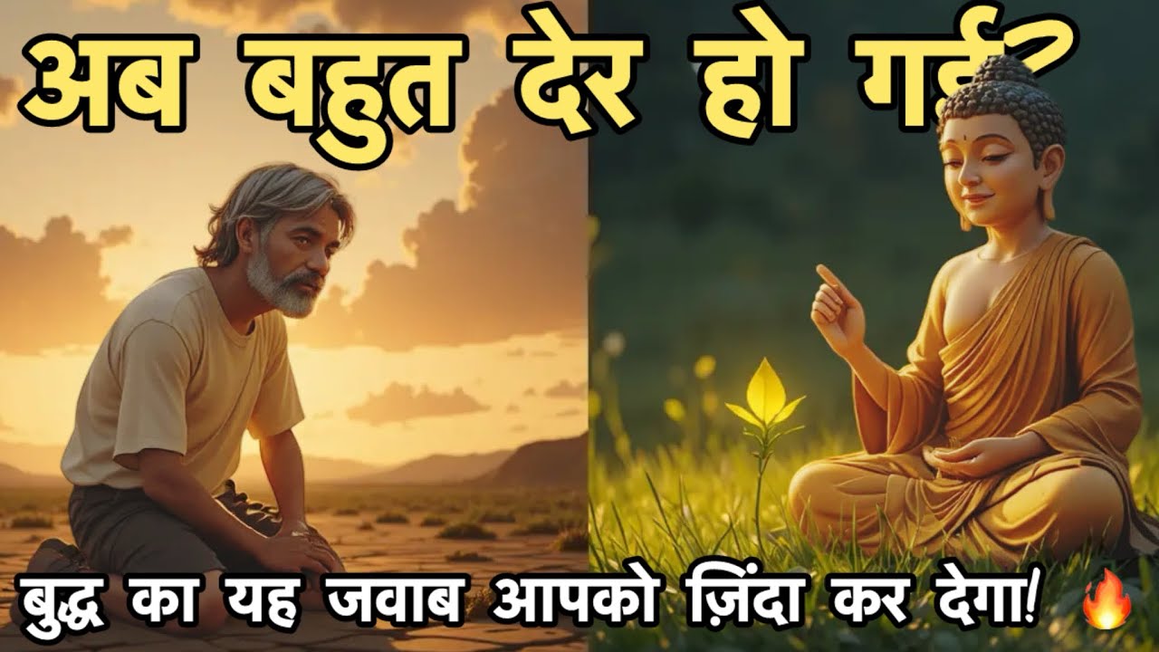 अब बहुत देर हो गई | बुद्ध का यह जवाब आपको दोबारा ज़िंदा कर देगा | Buddhist Story In Hindi |Video 413