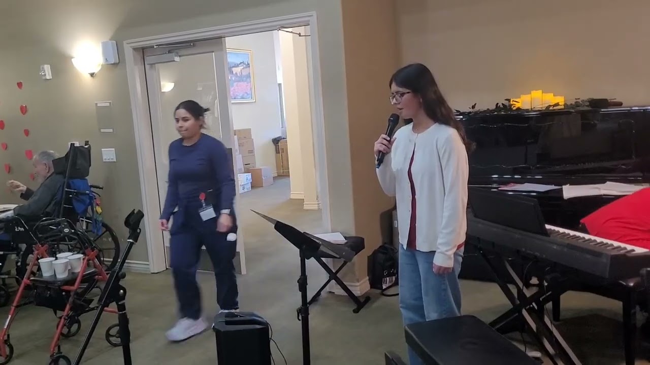 Claire singing 