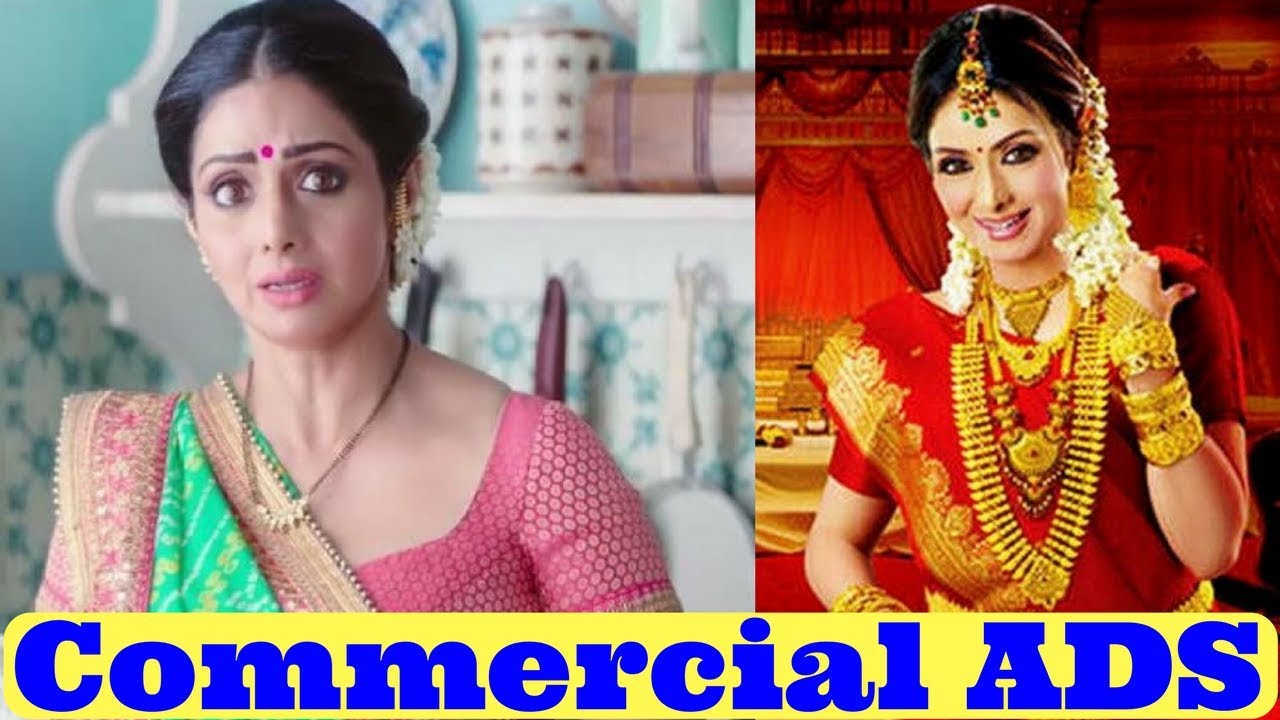 Sridevi's Commercial Ads Collection  | 10 Best Creative And Beautiful Indian Commercial ADS