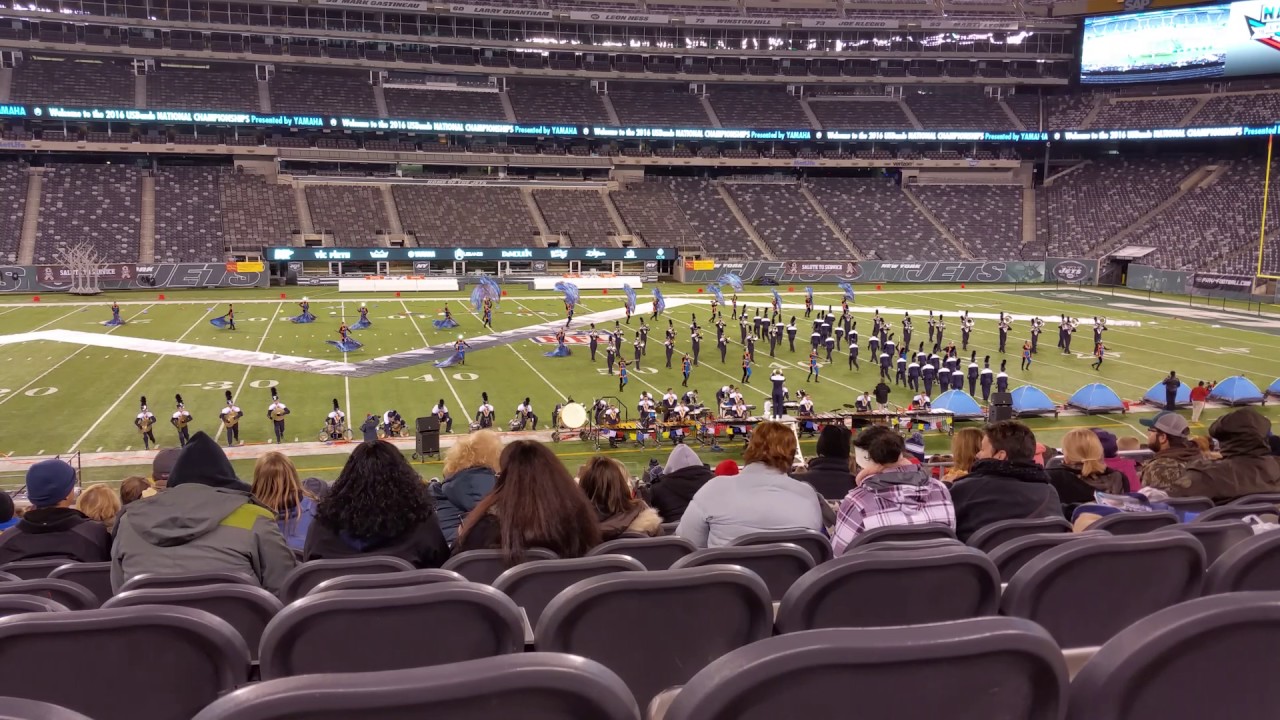 West Shore Marching Band at Nationals - MetLife Stadium - November 12-2016