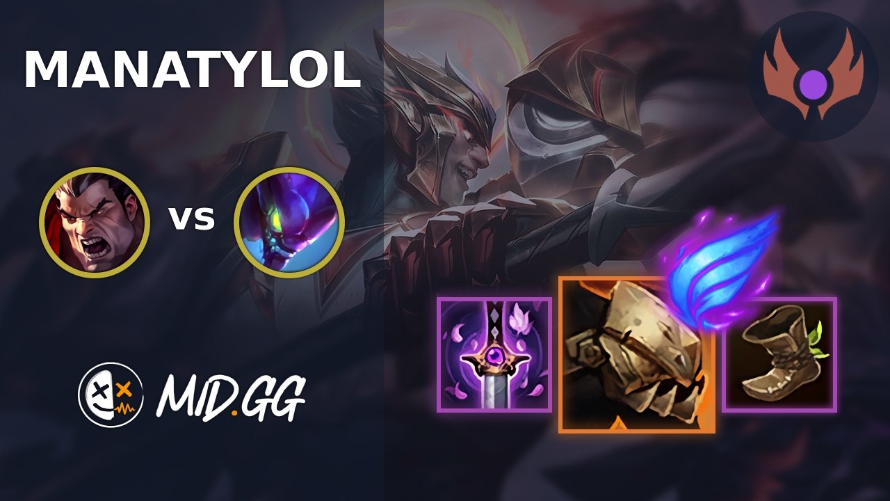 MID.GG: [ ManatyLoL ] Darius JUNGLE vs Kha'Zix | EUW MASTER | LOL Season 2026