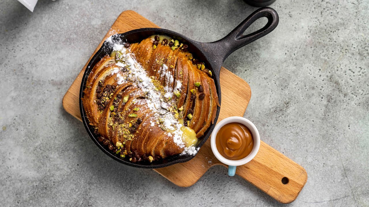 Crispy Croissant Perdu | Old French | Easy Dishes | Casual Dining | Fusion food | Food-photography