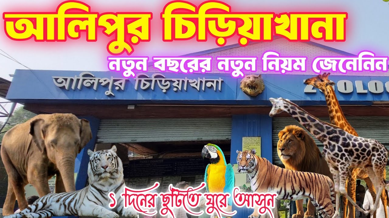 আলিপুর চিড়িয়াখানার ২০২৬ এর নতুন নিয়ম জানুন 😱 | Alipur zoo in kolkata | Zoological Garden Kolkata 