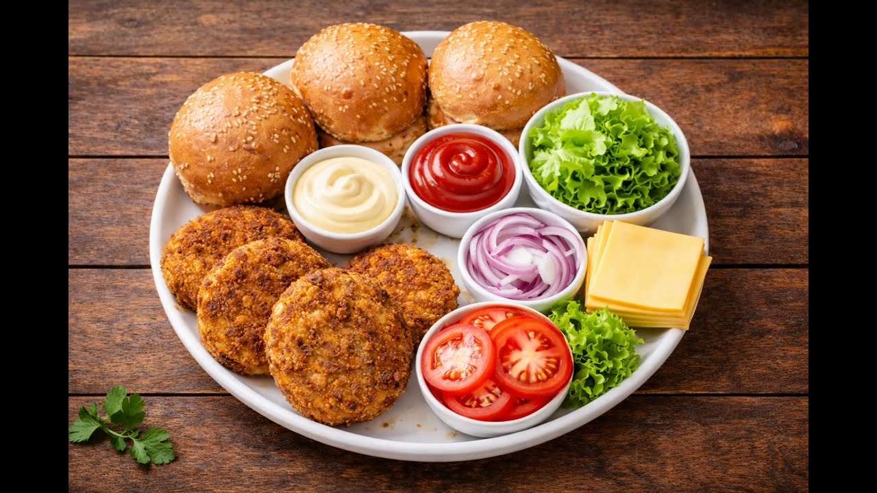 Delicious veg burger 😋