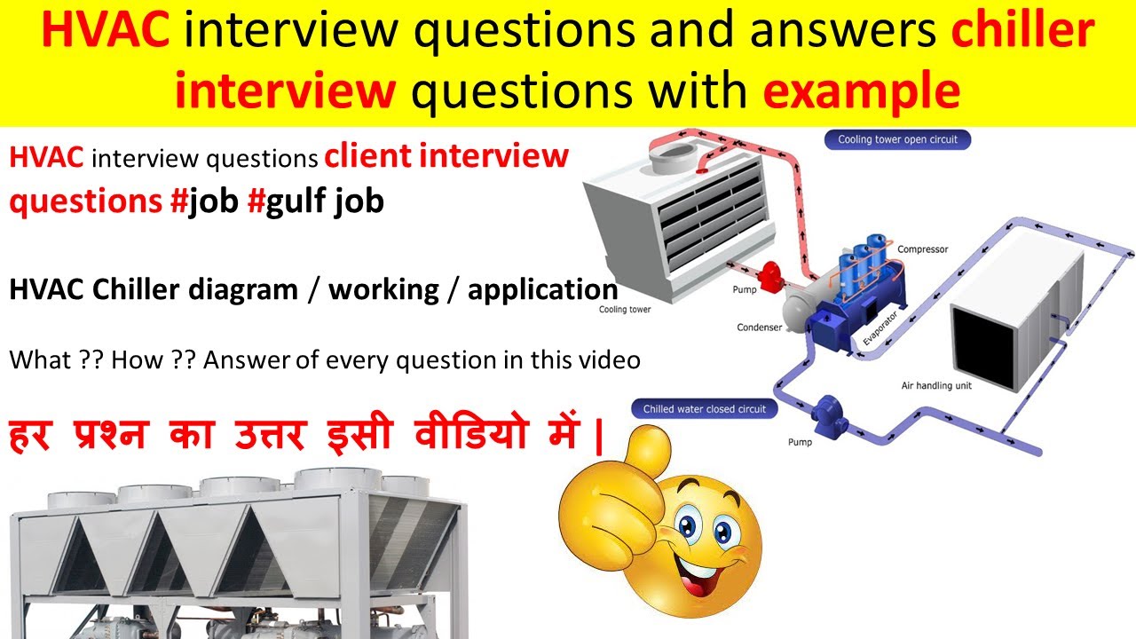 Hvac interview questions and answers || chiller interview questions #hvac #intervew #job #gulfjobs