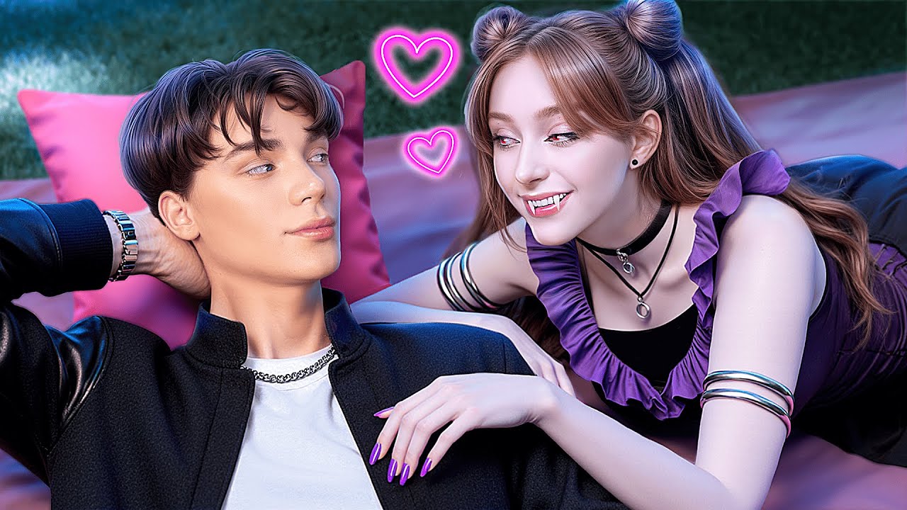 Vampire Falls in Love with Human Crush! My Girlfriend is a Vampire
