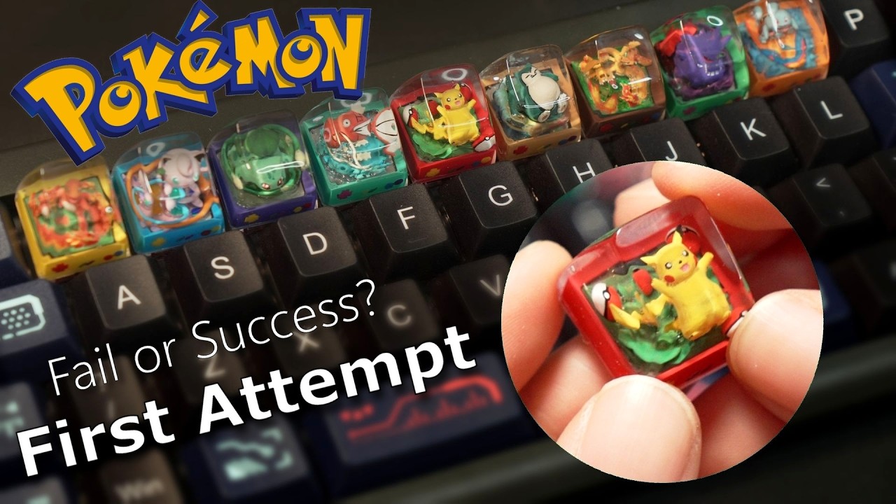Are Resin Pokémon Keycaps Hard to Make?