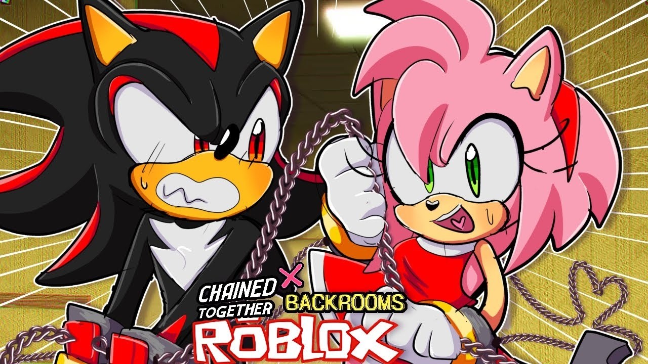 Shadow n' Amy are CHAINED TOGETHER In The Backrooms!! | Roblox