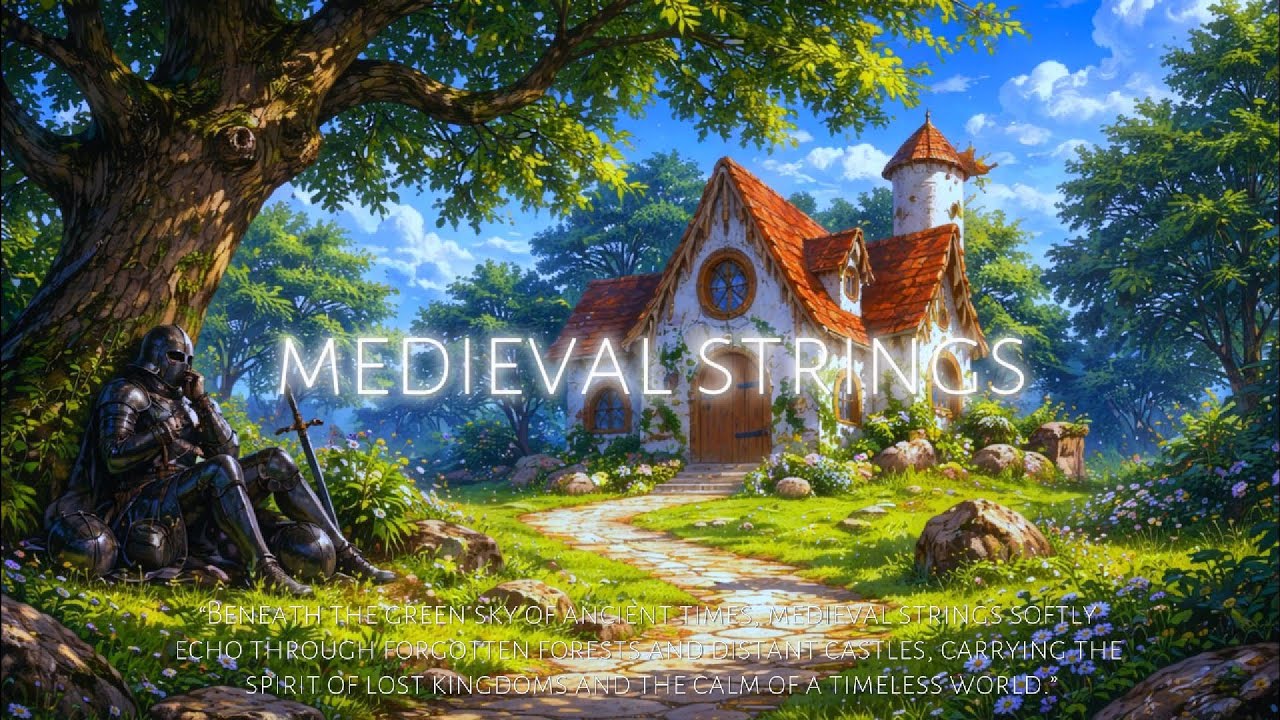 1 Hour Gentle Medieval Harp Music for Baby Sleep