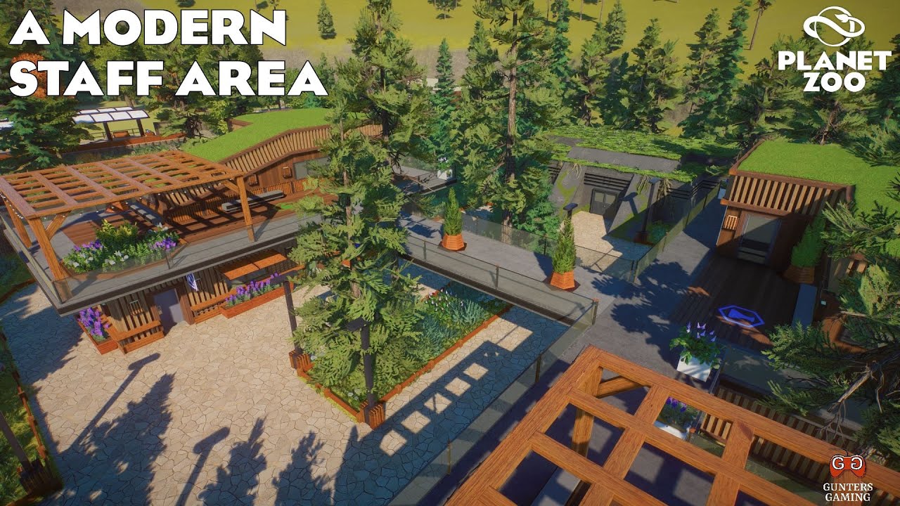 Building a Modern Staff Area | Ottawa Zoo | Planet Zoo Franchise Mode
