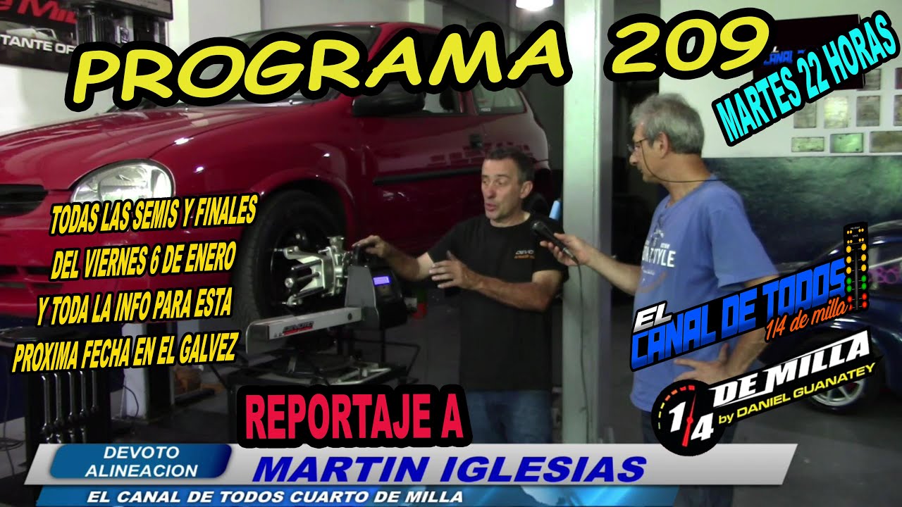 Programa 209 reportaje a Martin Iglesias de Devoto Alineacion