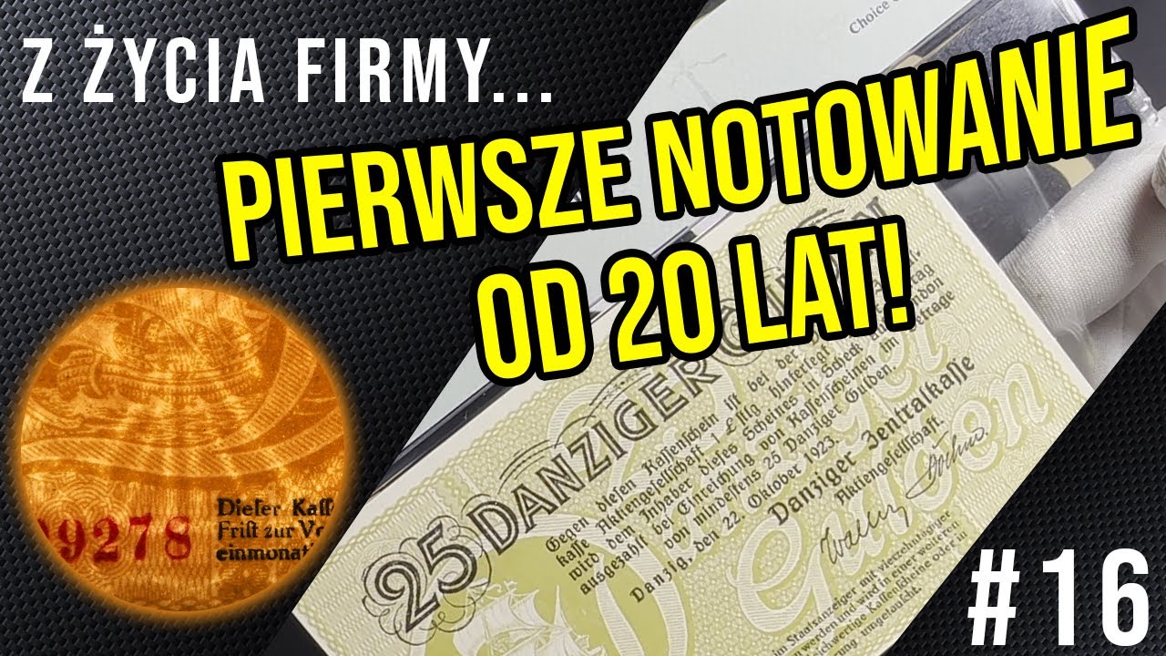 Pierwsze notowanie od 20 lat! | Z życia firmy... #16