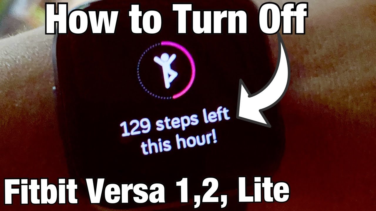 Fitbit Versa 1 & 2: How to Turn Off 
