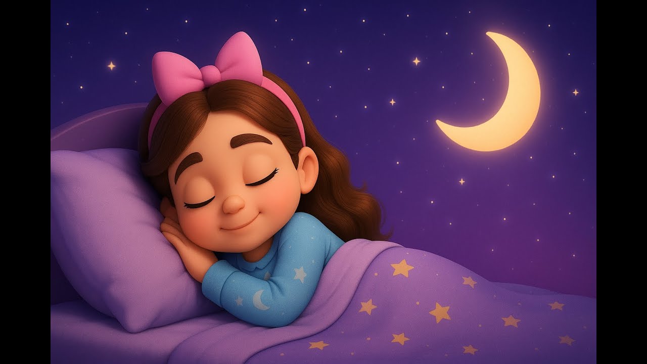 Luna Sueño de Estrellas 🌙✨ Música Para Dormir Bebés (1 Hora)
