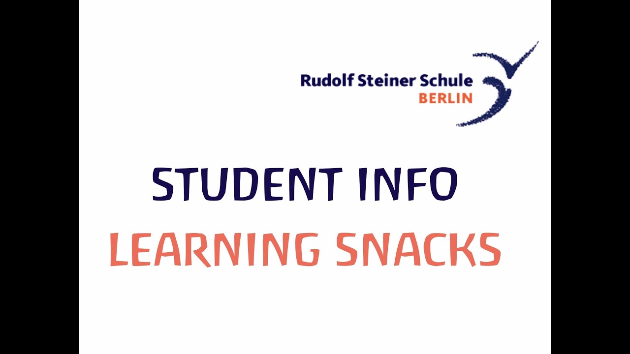 Working with learning snacks