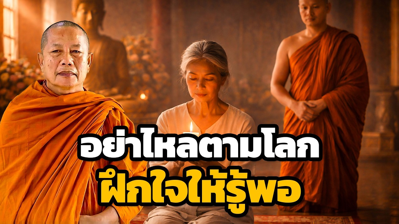 อย่าปล่อยชีวิตไหลไปตามกระแสอย่างไร้ค่า..ธรรมะคลายทุกข์ พระมหาบุญช่วย ปัญญาวชิโร