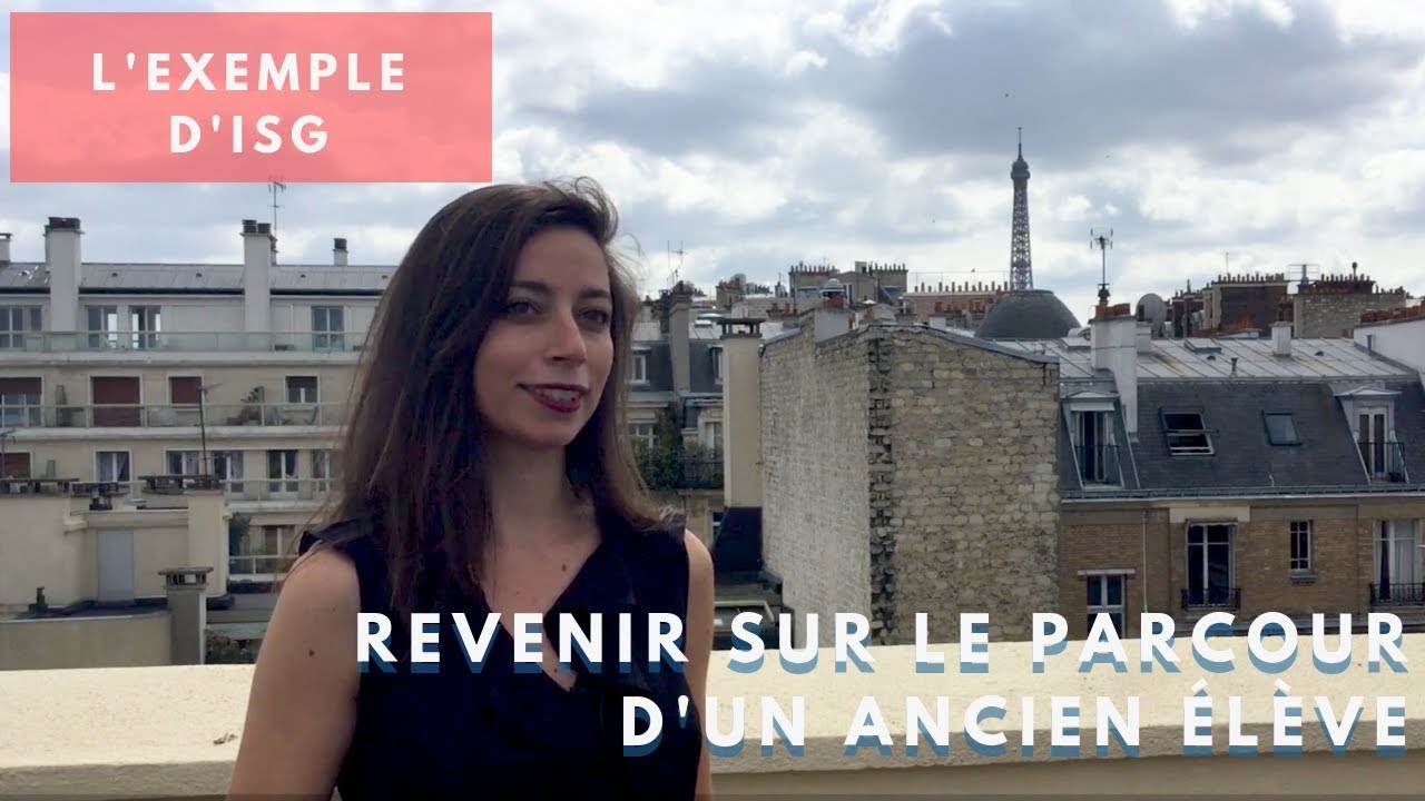 Présenter le parcours d'un ancien élève : l'exemple d'ISG