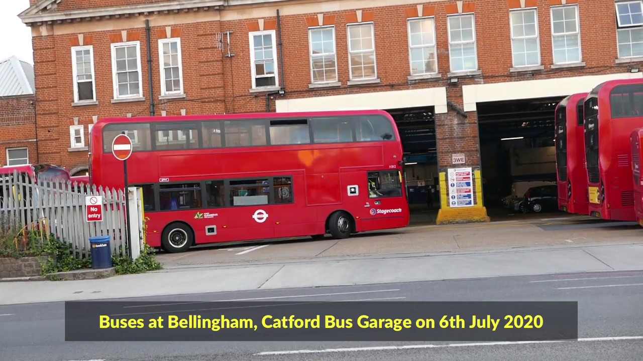 Buses at Bellingham, Catford Bus Garage on 6th July 2020