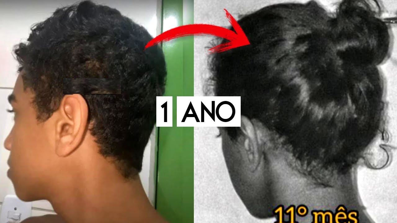 1 ANO (12 MESES) - Deixando o CABELO CACHEADO 3A 3B 3C Crescer!!! / CURLY HAIR GROWHT TIME LAPSE!