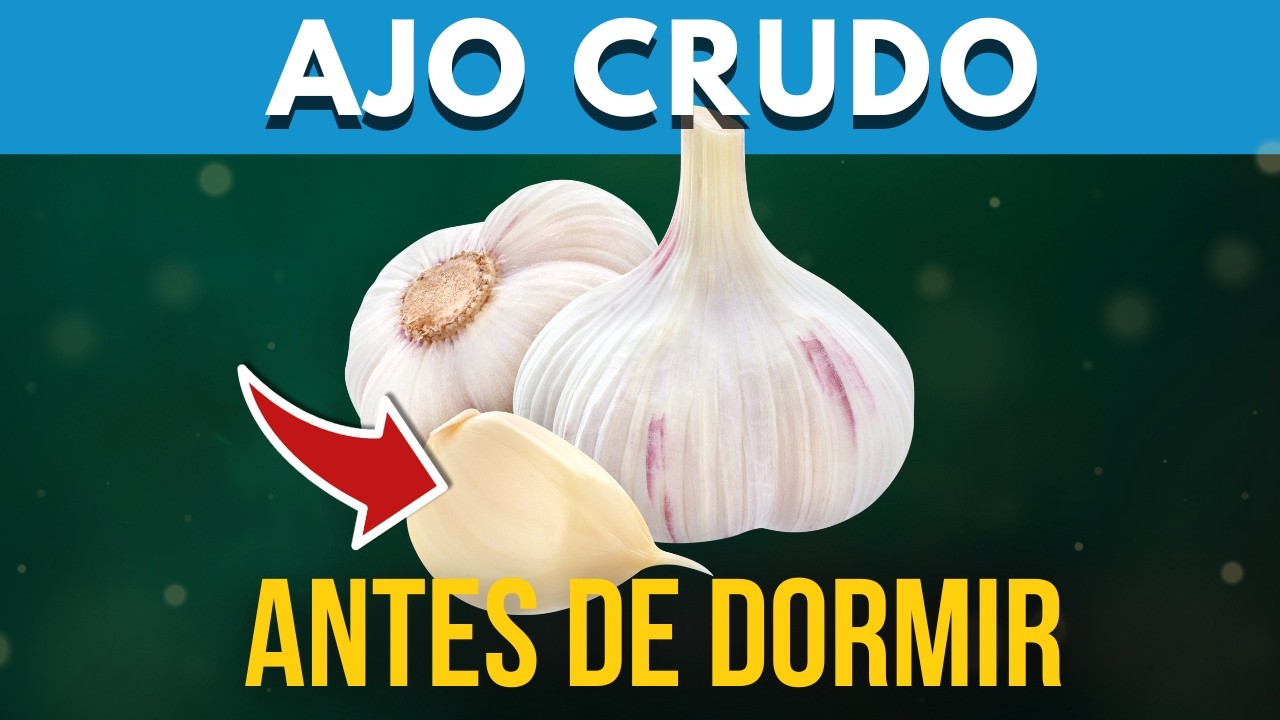 Quien come AJO crudo antes de DORMIR no imagina lo que sucede