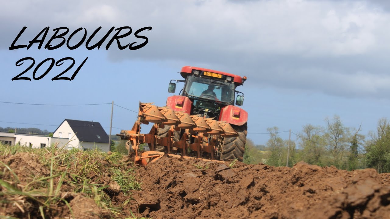 🚜 LABOURS 2021/CASE CVX 150/HUARD 6 CORPS 🚜