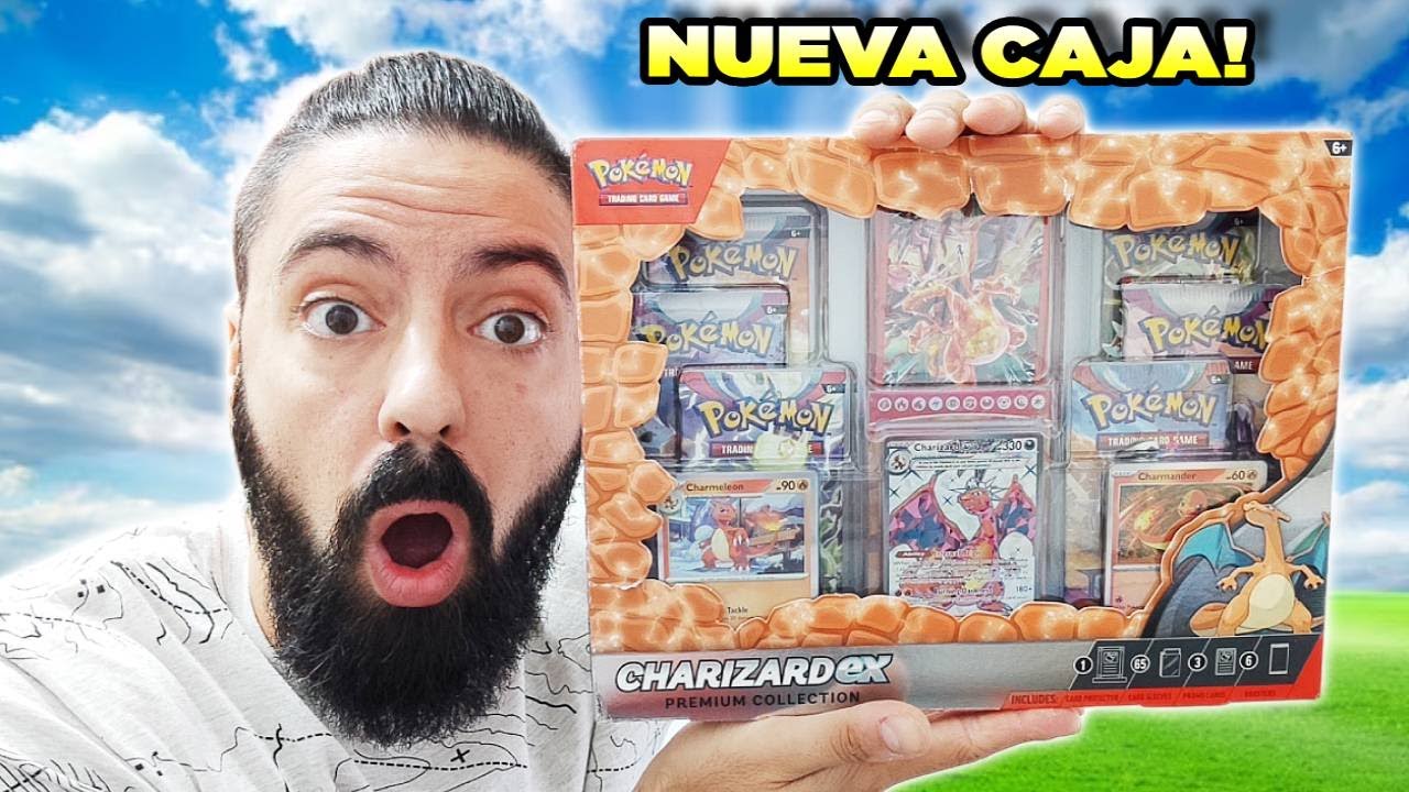 ABRO LA NUEVA CAJA CHARIZARD EX PREMIUM COLLECTION DE POKEMON TCG
