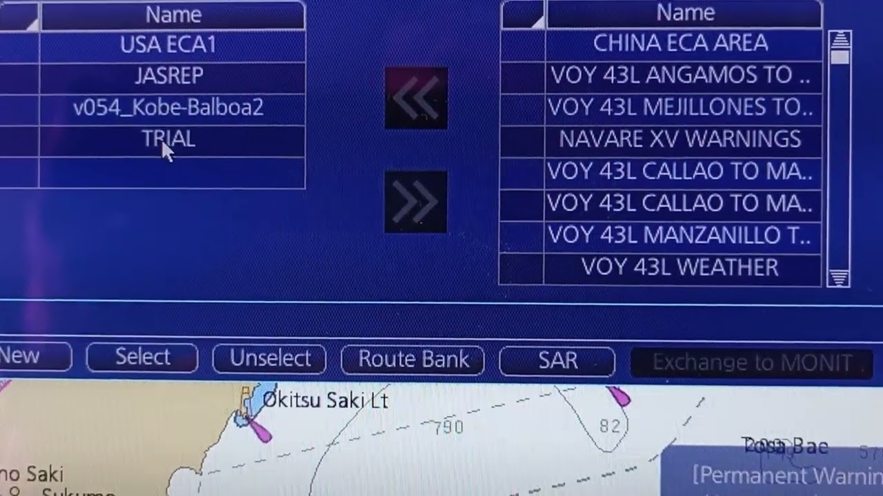 How to create user chart in furuno ecdis