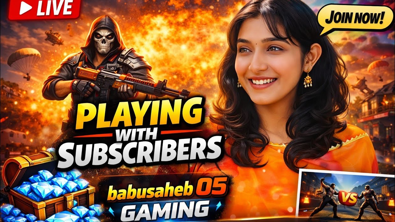 FREE FIRE LIVE 🔴 | Rank Push With Subscribers | Custom Room