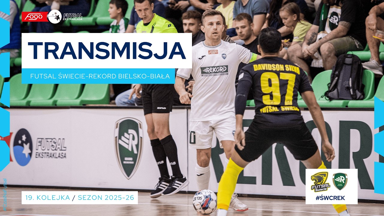 FUTSAL ŚWIECIE-REKORD BIELSKO-BIAŁA| NA ŻYWO | 19. KOLEJKA 2025/26